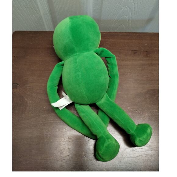 Squish Pals Nanco Green Frog Hook & Loop Hands Hugger Stuffed Animal Plush 13" - Picture 2 of 8